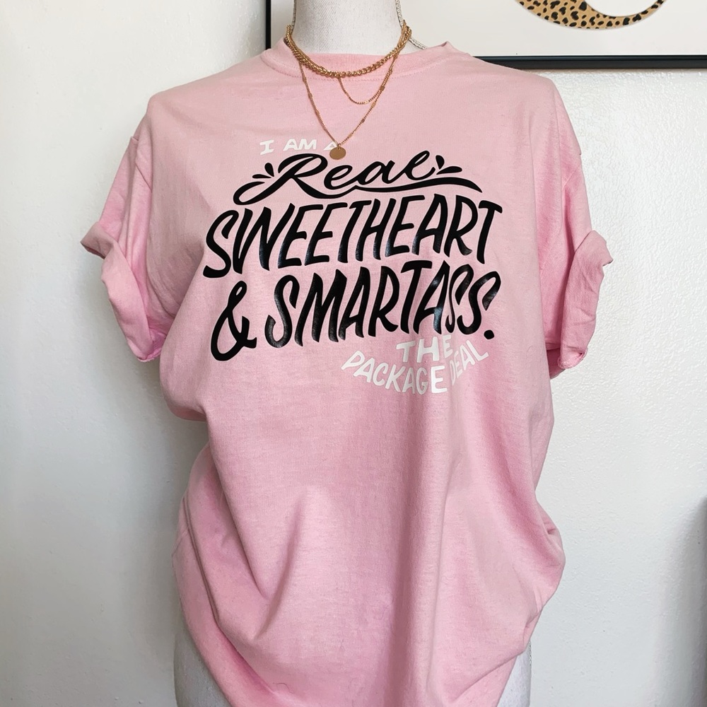 Real Sweetheart Women’s Graphic Tee - Picture 2 of 3
